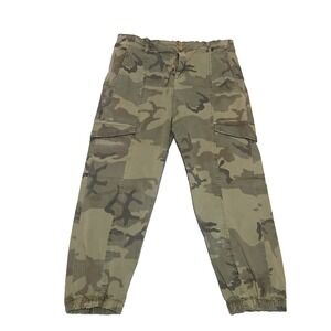 Sanctuary Standard Surplus Pants Women's‎ 32 Camo Cargo Elastic leg Boho Hunter